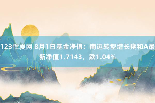 123性爱网 8月1日基金净值：南边转型增长搀和A最新净值1.7143，跌1.04%